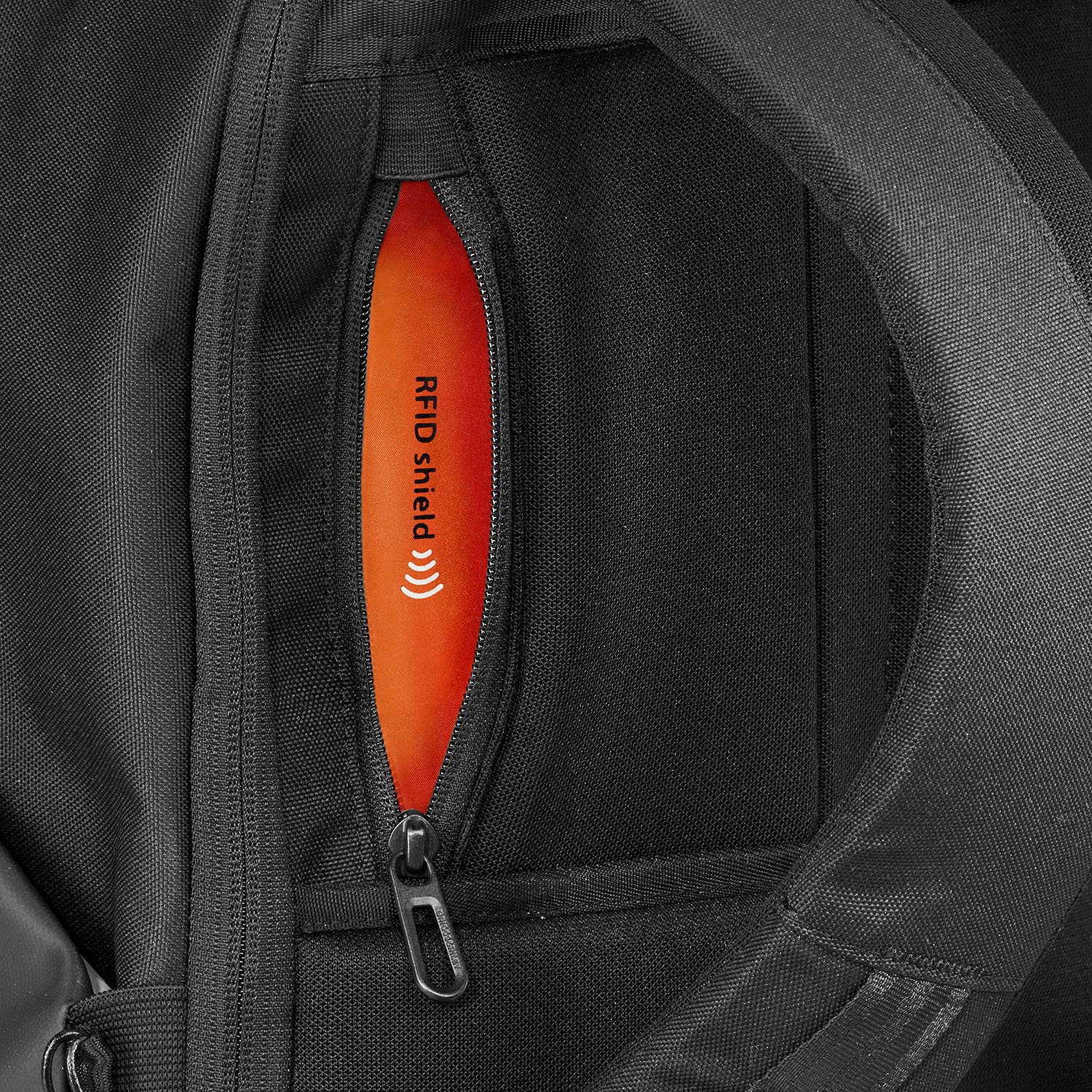 Briggs & Riley Black Delve Medium Backpack - Image 12